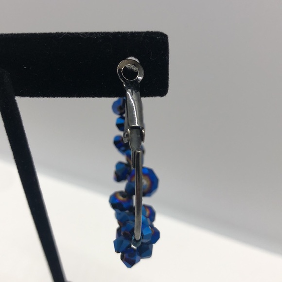 Hoop earrings with Bead Wrap - Picture 6 of 6